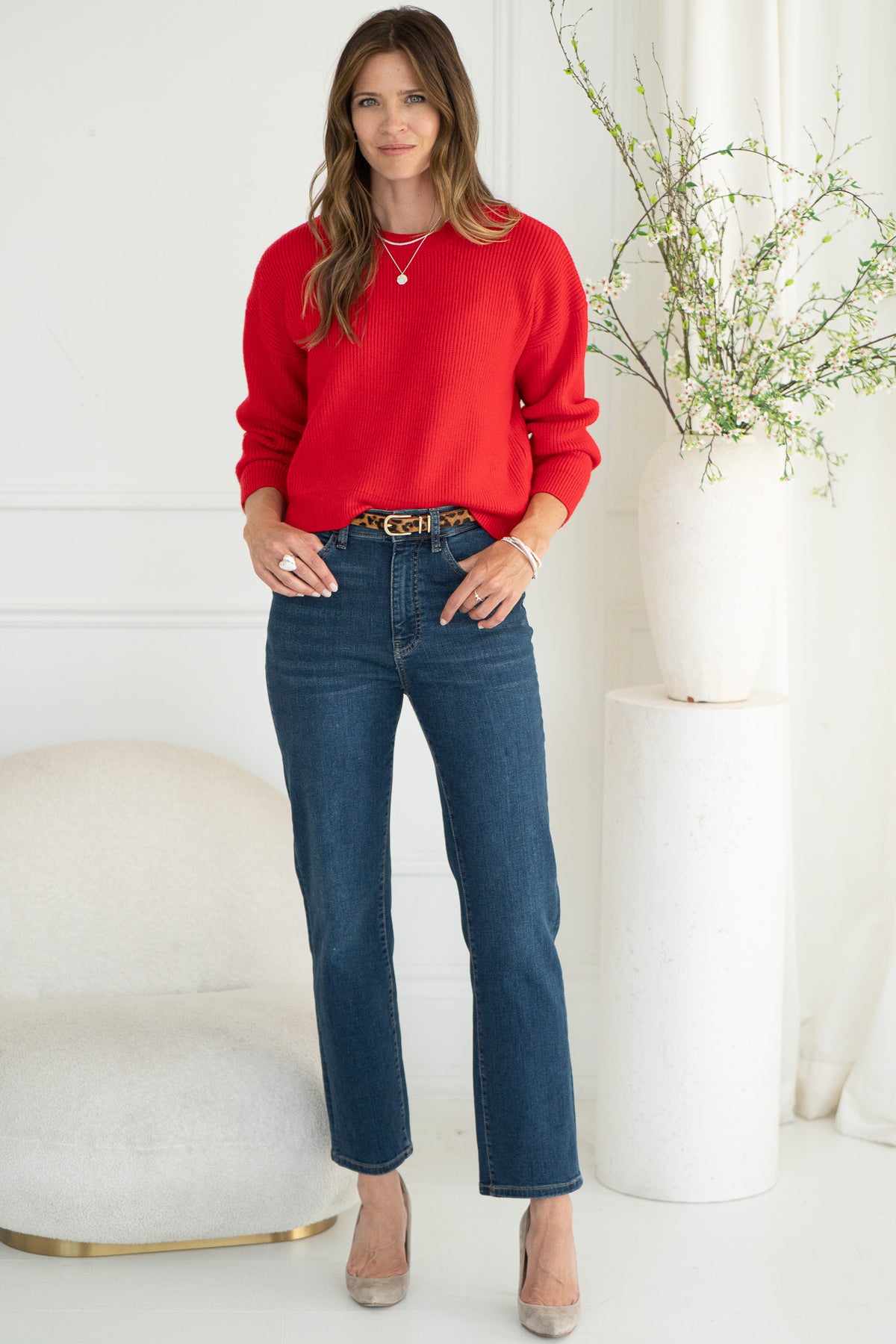 AVERY CREWNECK SWEATER-RD
