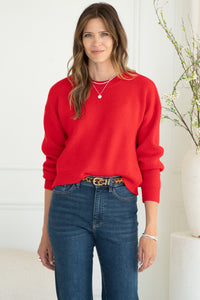 AVERY CREWNECK SWEATER-RD