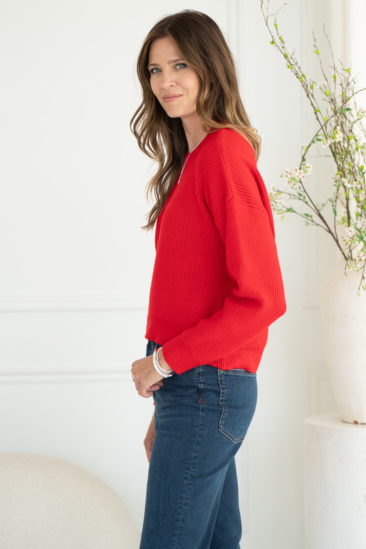 AVERY CREWNECK SWEATER-RD