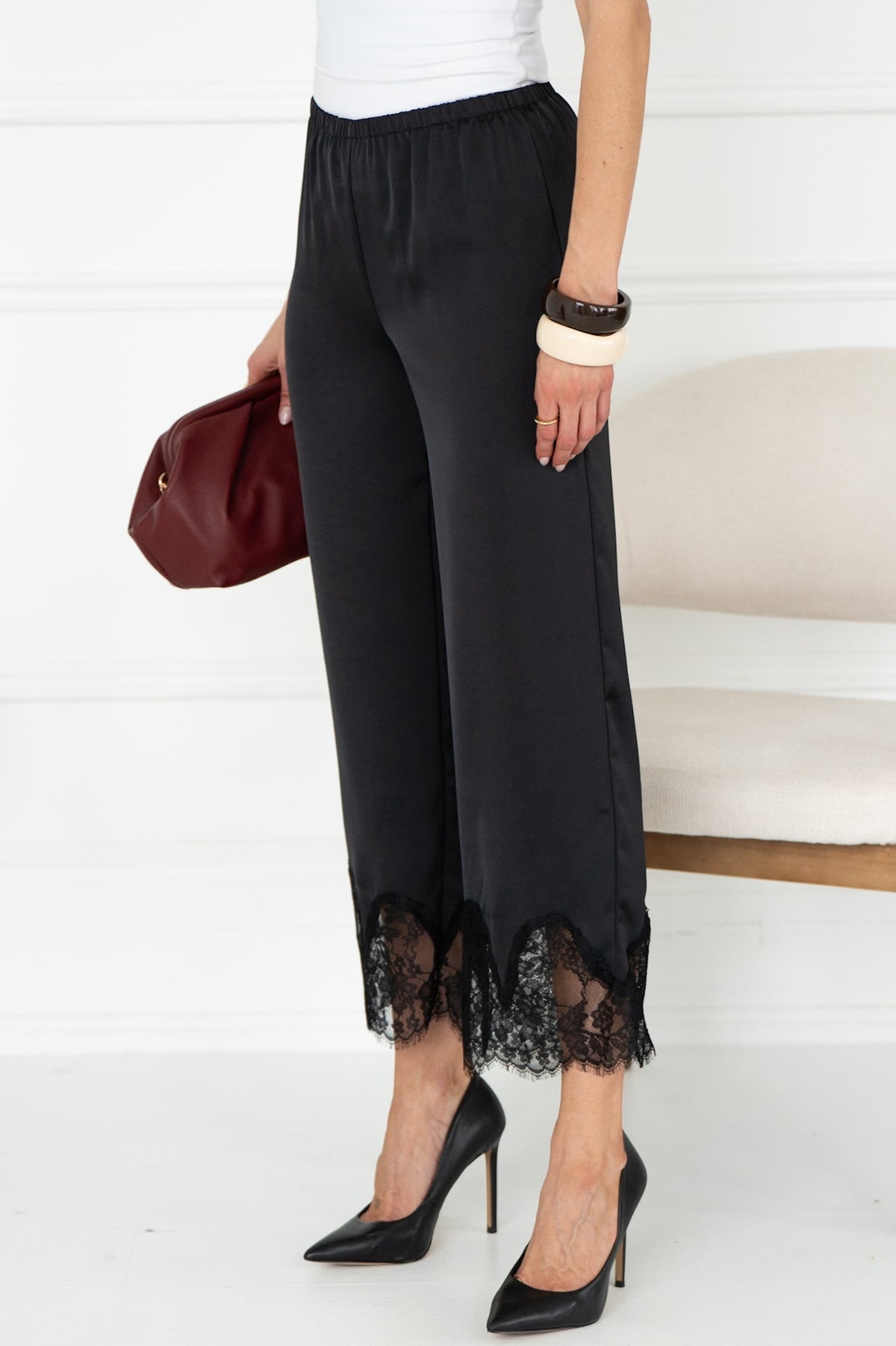 PARK AVENUE LACE BOTTOM PANTS