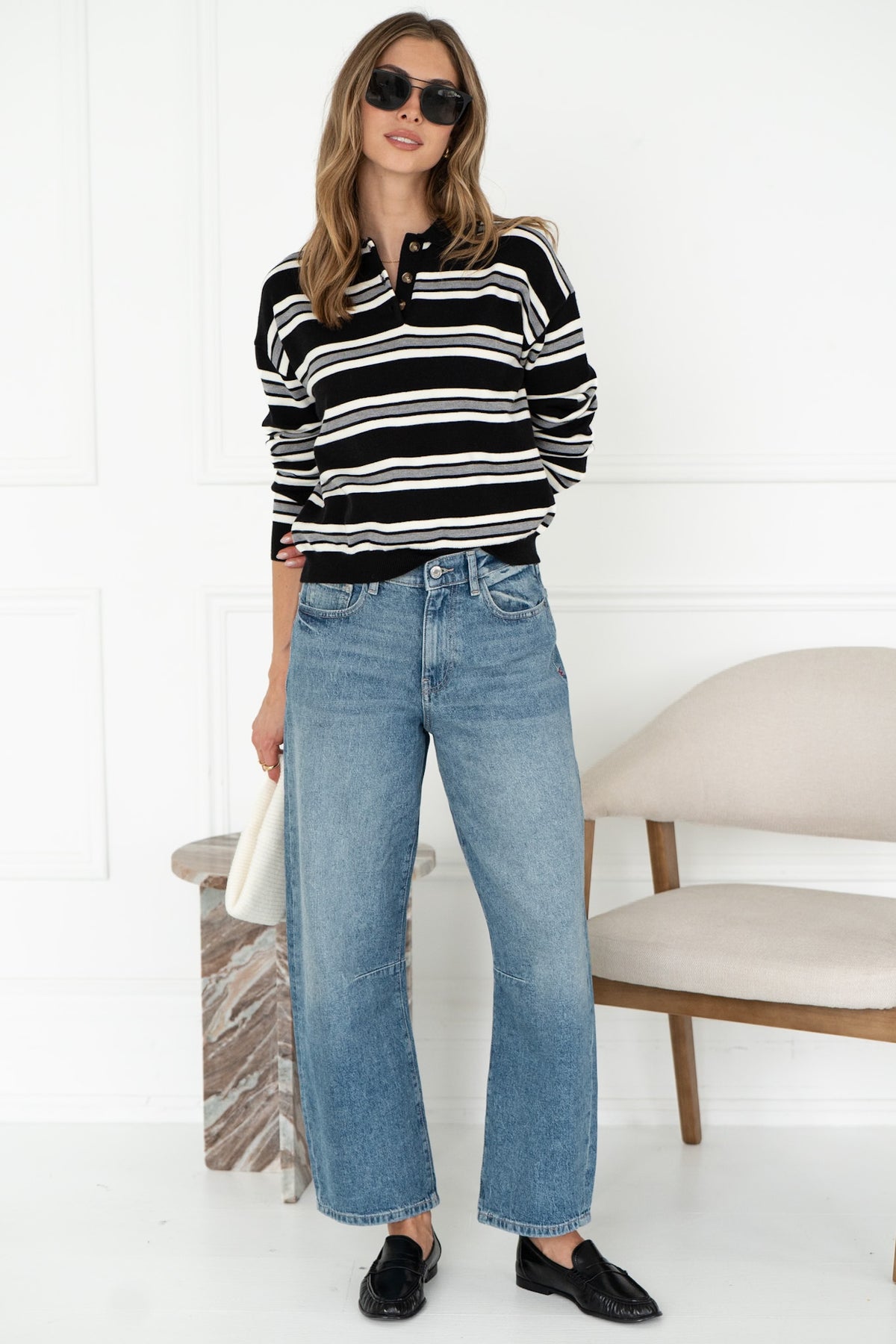 POPPY STRIPE SWEATER
