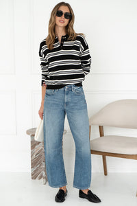 POPPY STRIPE SWEATER
