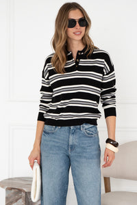 POPPY STRIPE SWEATER