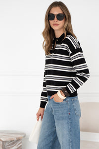 POPPY STRIPE SWEATER