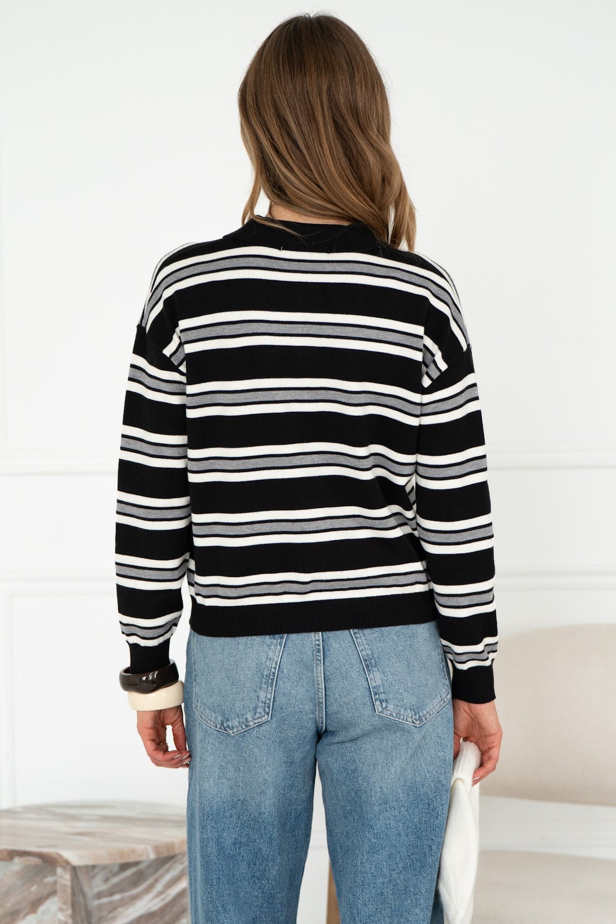 POPPY STRIPE SWEATER