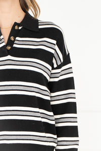 POPPY STRIPE SWEATER