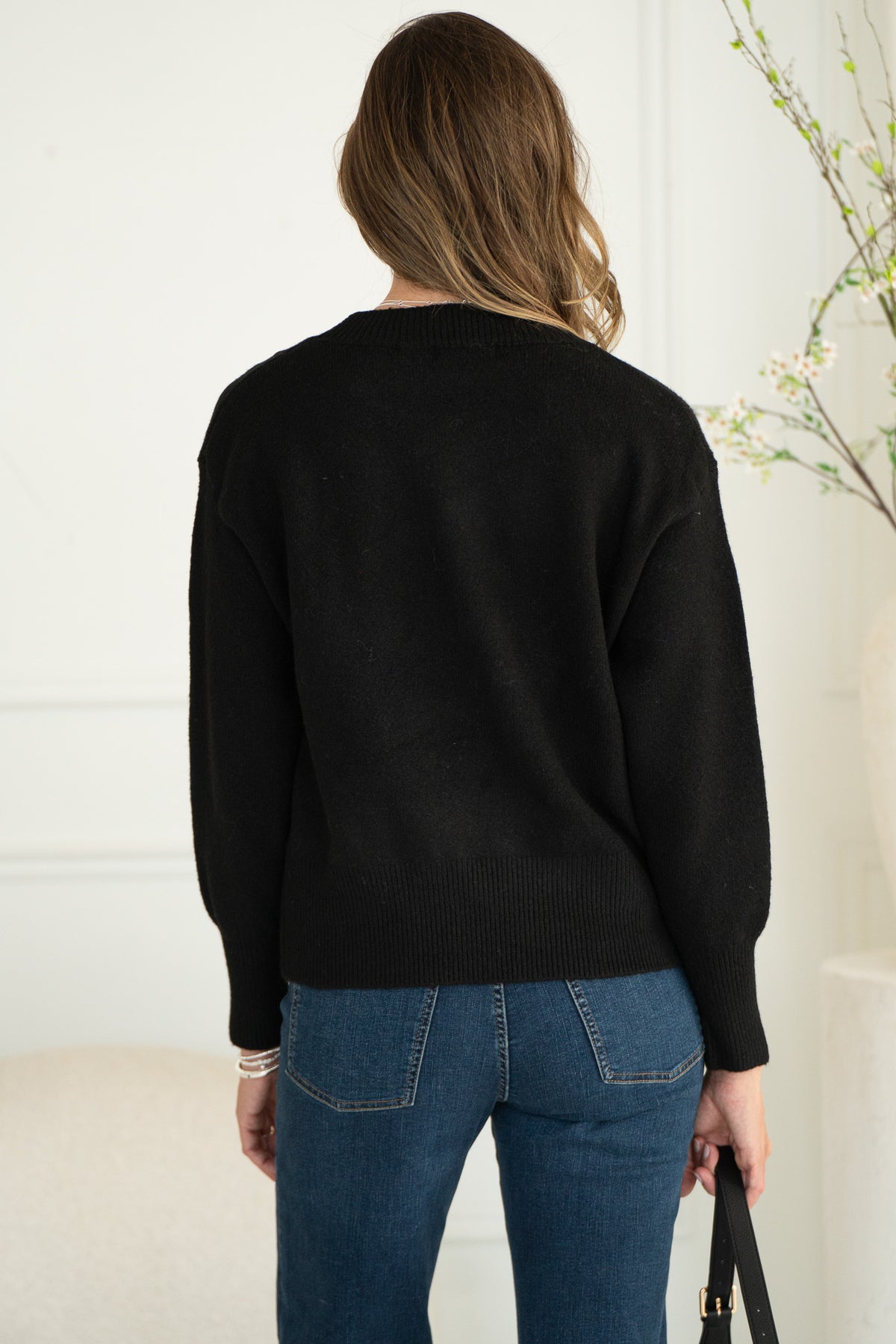 AJAX SHERPA HEART SWEATER