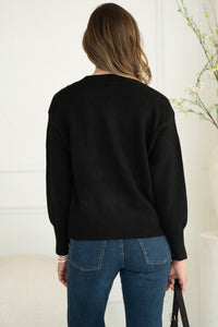 AJAX SHERPA HEART SWEATER