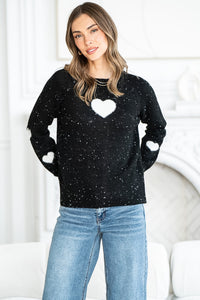 BRYNN HEART SWEATER