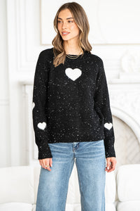 BRYNN HEART SWEATER