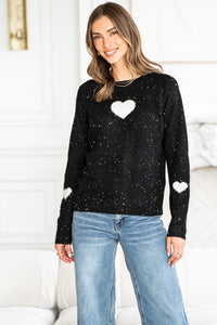 BRYNN HEART SWEATER