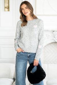 PHILIPPA SIDE HEART SWEATER