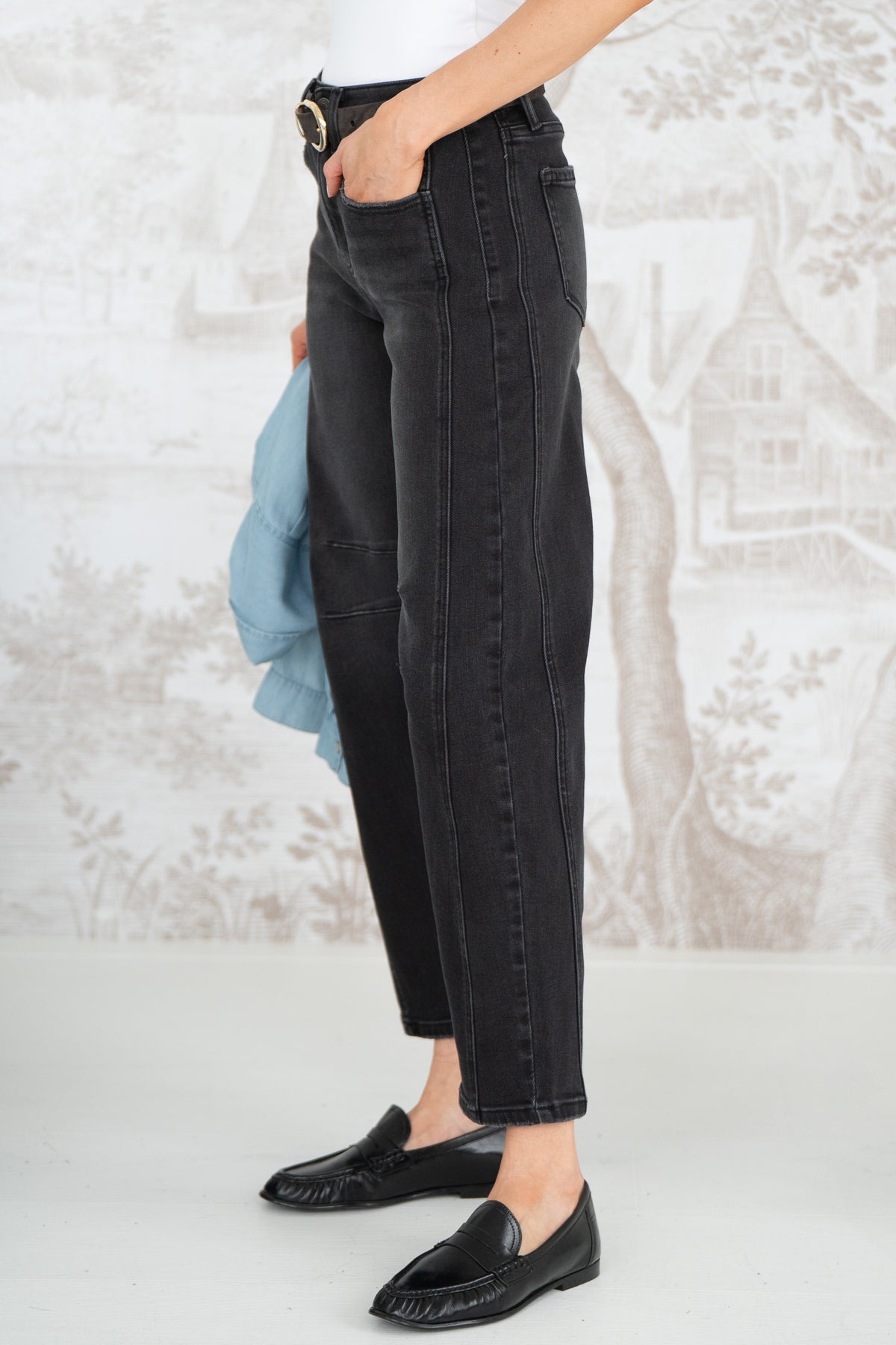 CELINE BARREL JEANS-WB