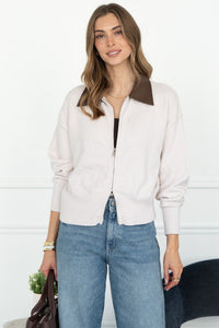 TANIE ZIP UP CARDIGAN