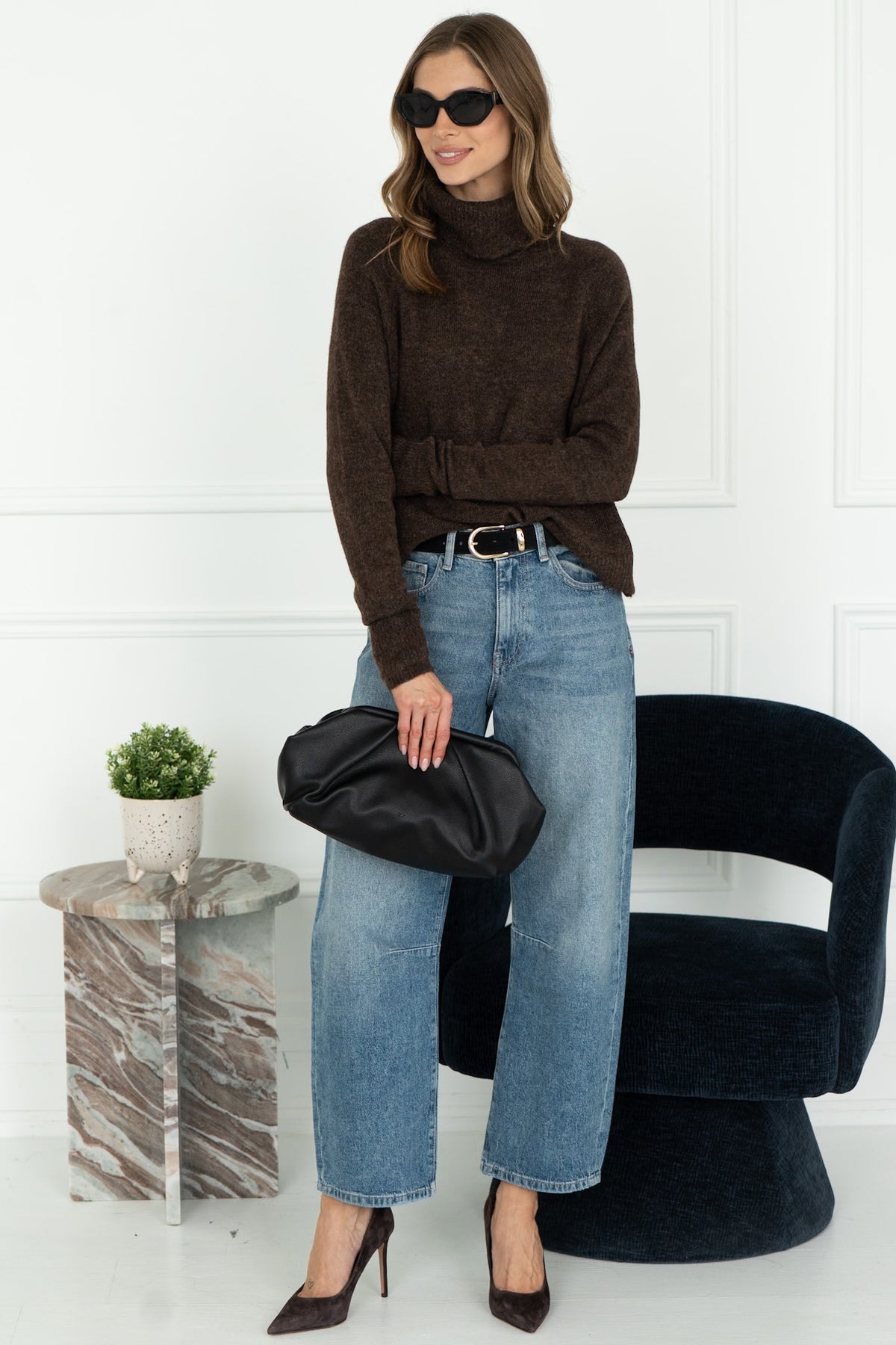 EMMETT SWEATER IN CHOCOLATE