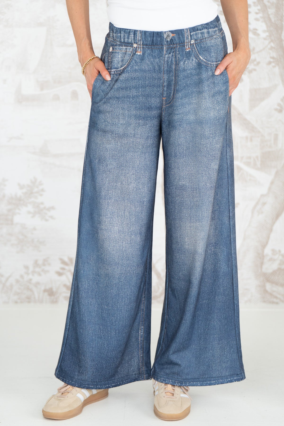 BECKER WIDE LEG SWEATPANT JEANS