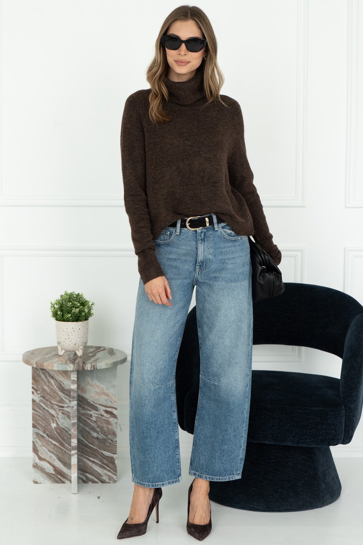EMMETT SWEATER IN CHOCOLATE