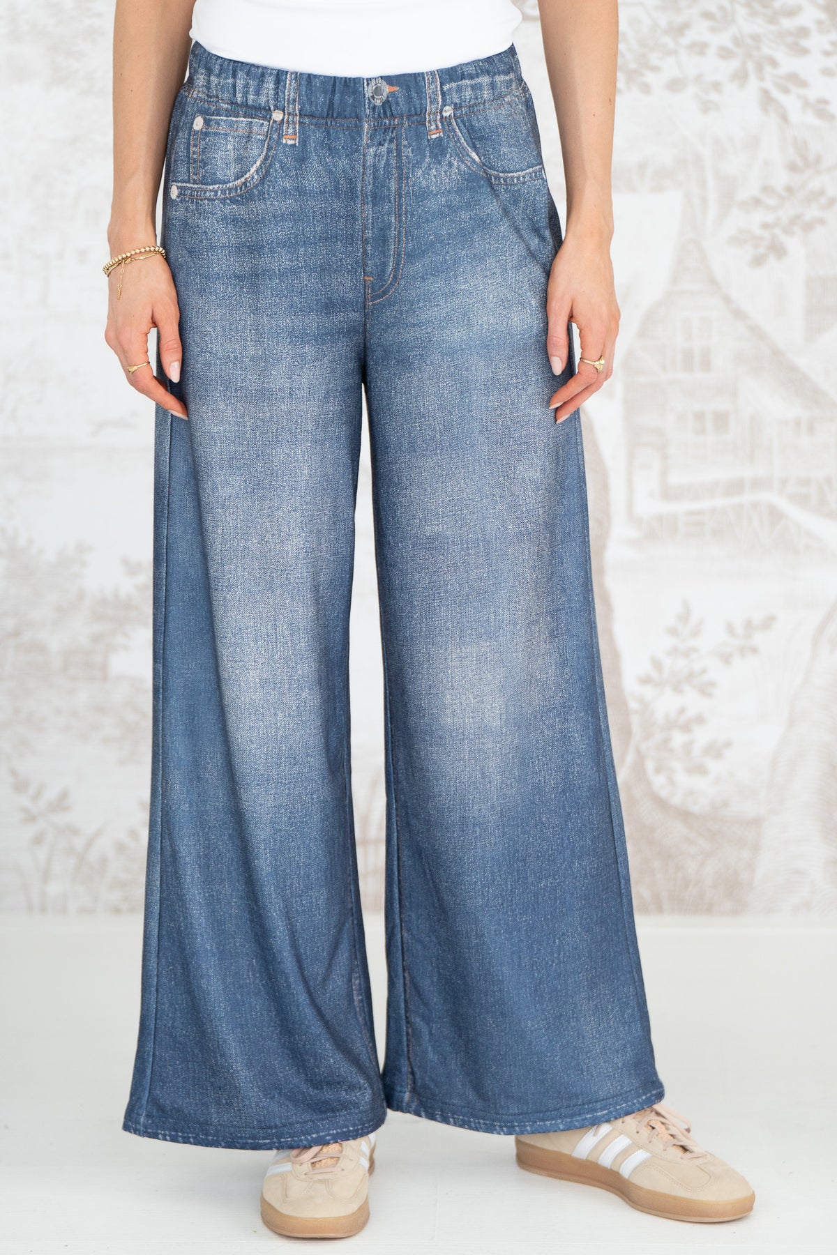 BECKER WIDE LEG SWEATPANT JEANS