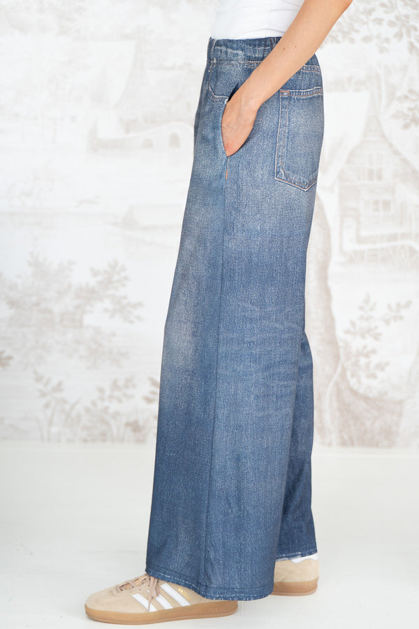 BECKER WIDE LEG SWEATPANT JEANS