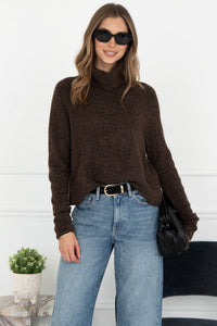 EMMETT SWEATER IN CHOCOLATE