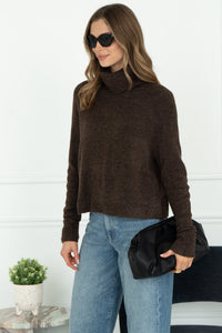 EMMETT SWEATER IN CHOCOLATE