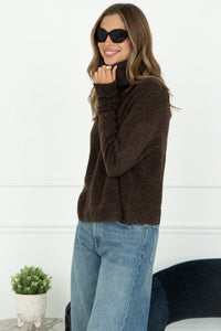 EMMETT SWEATER IN CHOCOLATE