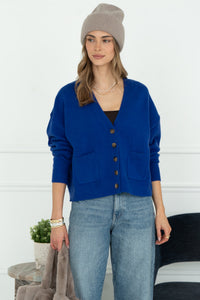 CARAVAN V NECK CARDIGAN