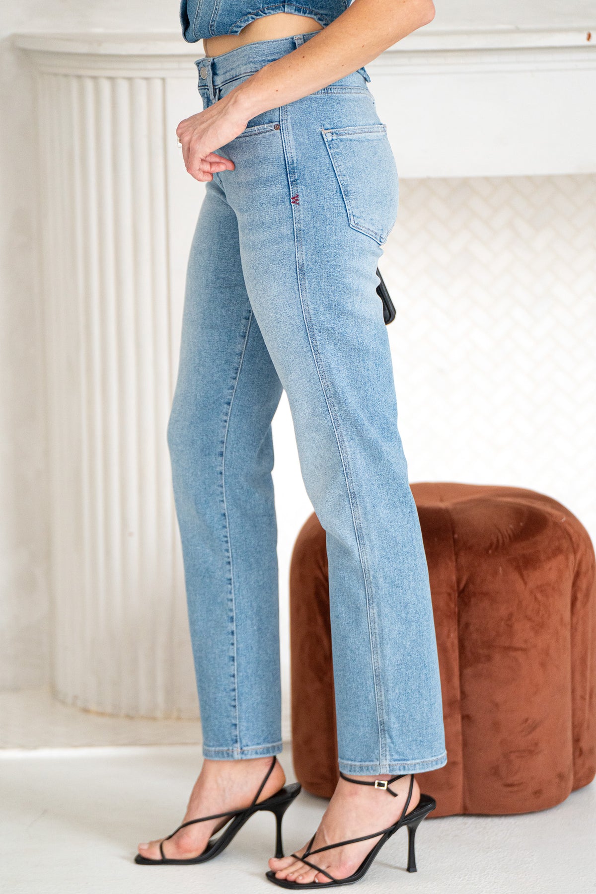 BZE STRAIGHT LEG JEANS-OS