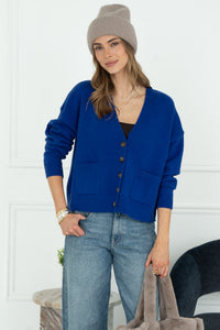 CARAVAN V NECK CARDIGAN