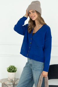 CARAVAN V NECK CARDIGAN