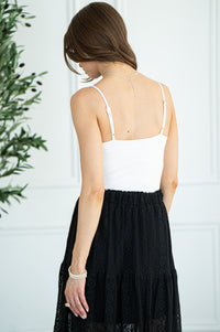 LANE LUXE SMOOTH BODYSUIT-WH