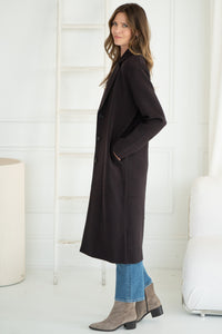 VICKI KNIT COAT-BR