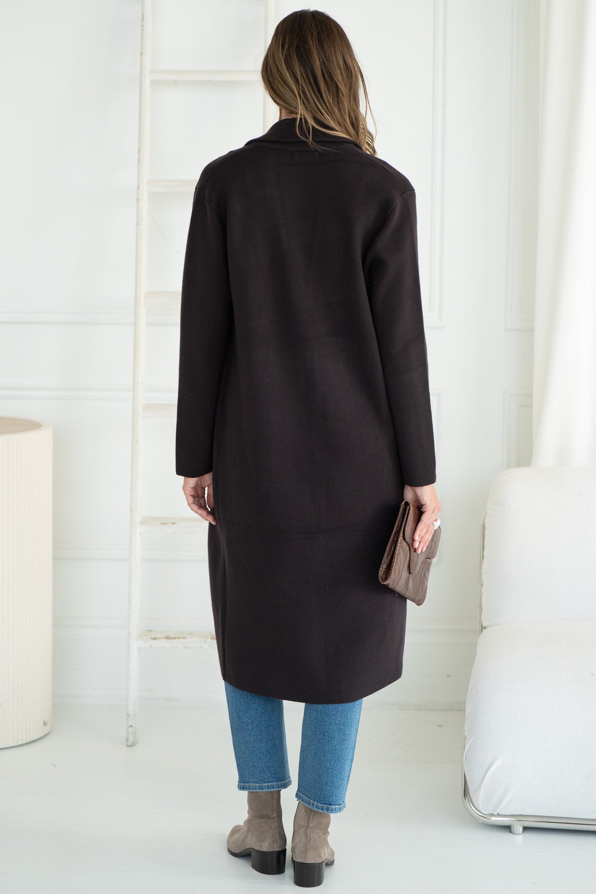 VICKI KNIT COAT-BR