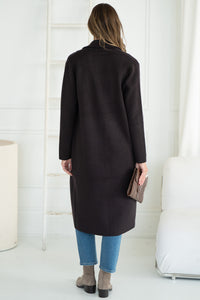 VICKI KNIT COAT-BR
