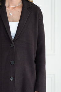 VICKI KNIT COAT-BR