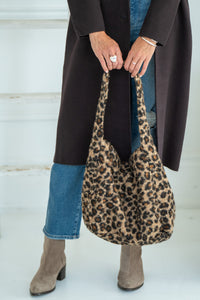 LEO LEOPARD TOTE