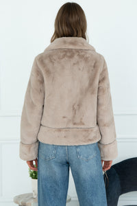 LAMBRA FAUX FUR JACKET
