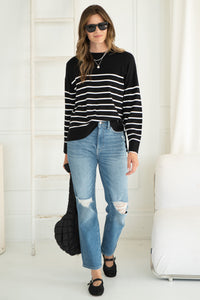 BILLIE STRIPE SWEATER