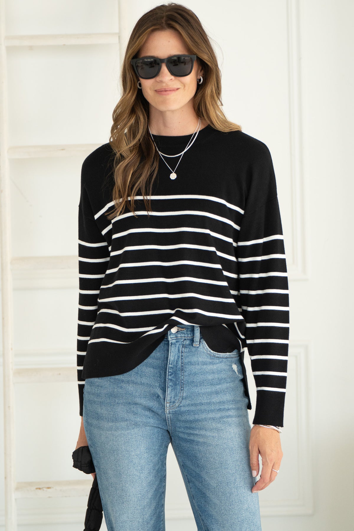 BILLIE STRIPE SWEATER