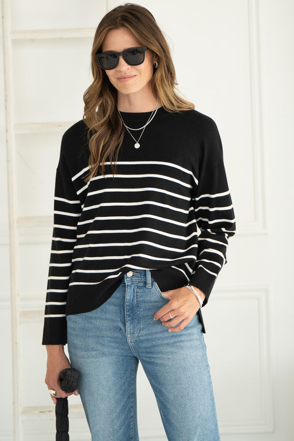 BILLIE STRIPE SWEATER