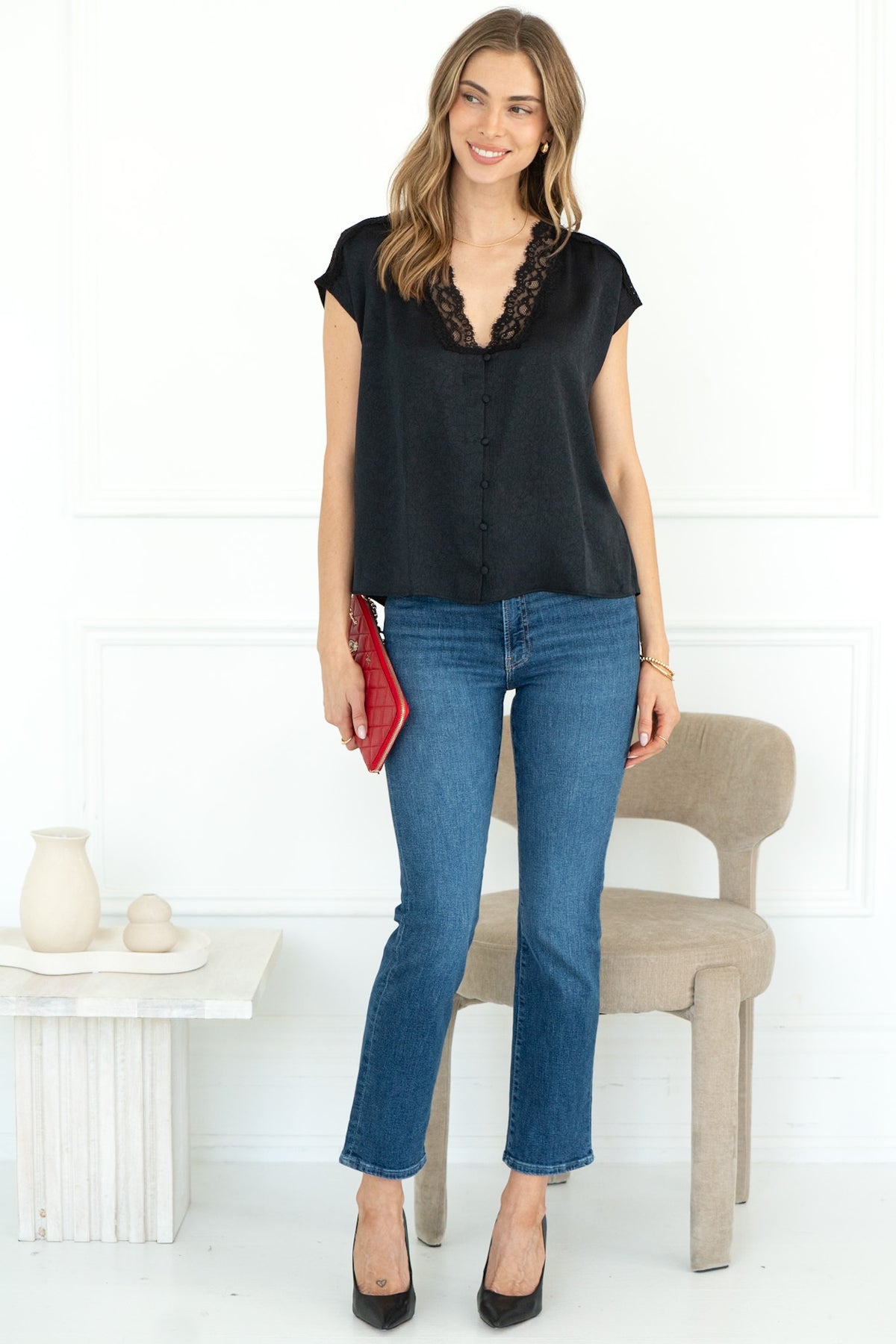 ADALYN LACE TRIM TOP