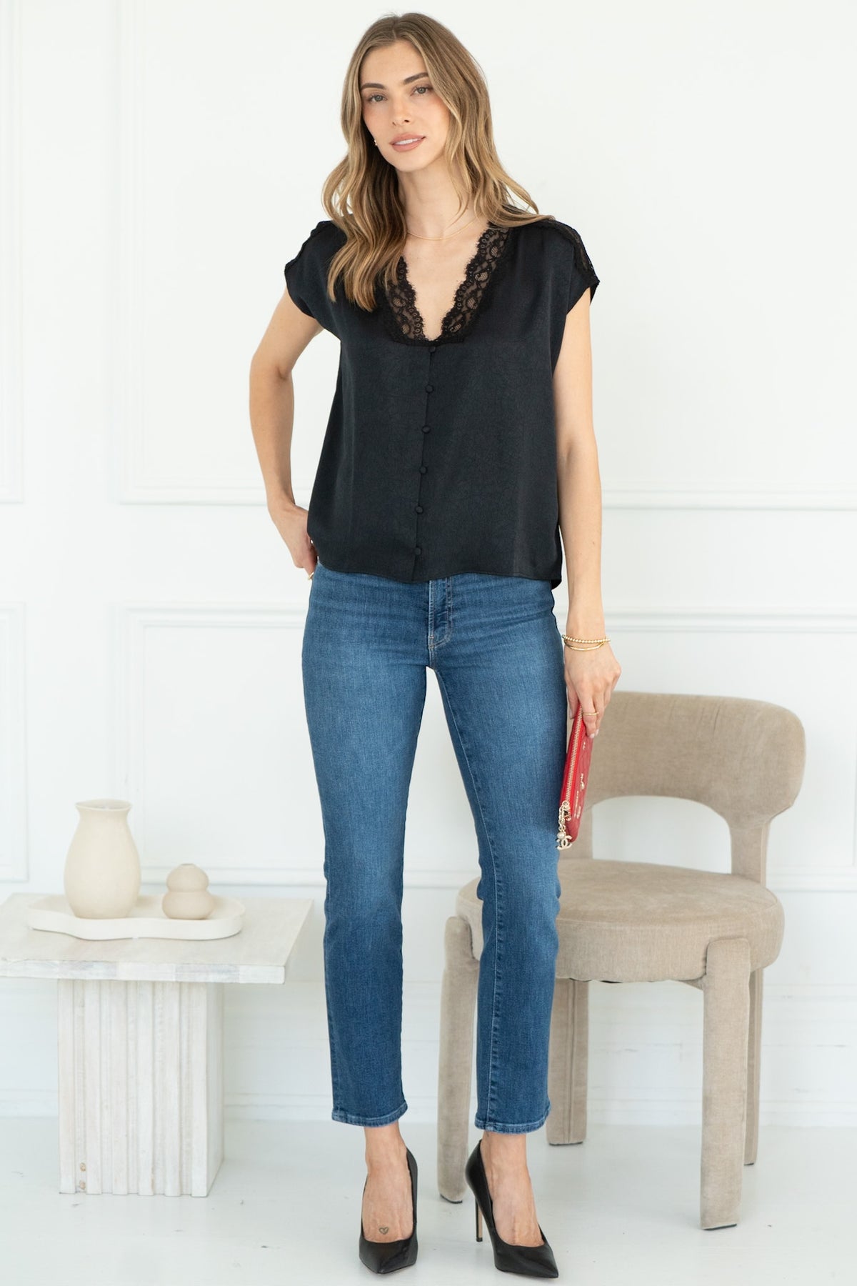 ADALYN LACE TRIM TOP