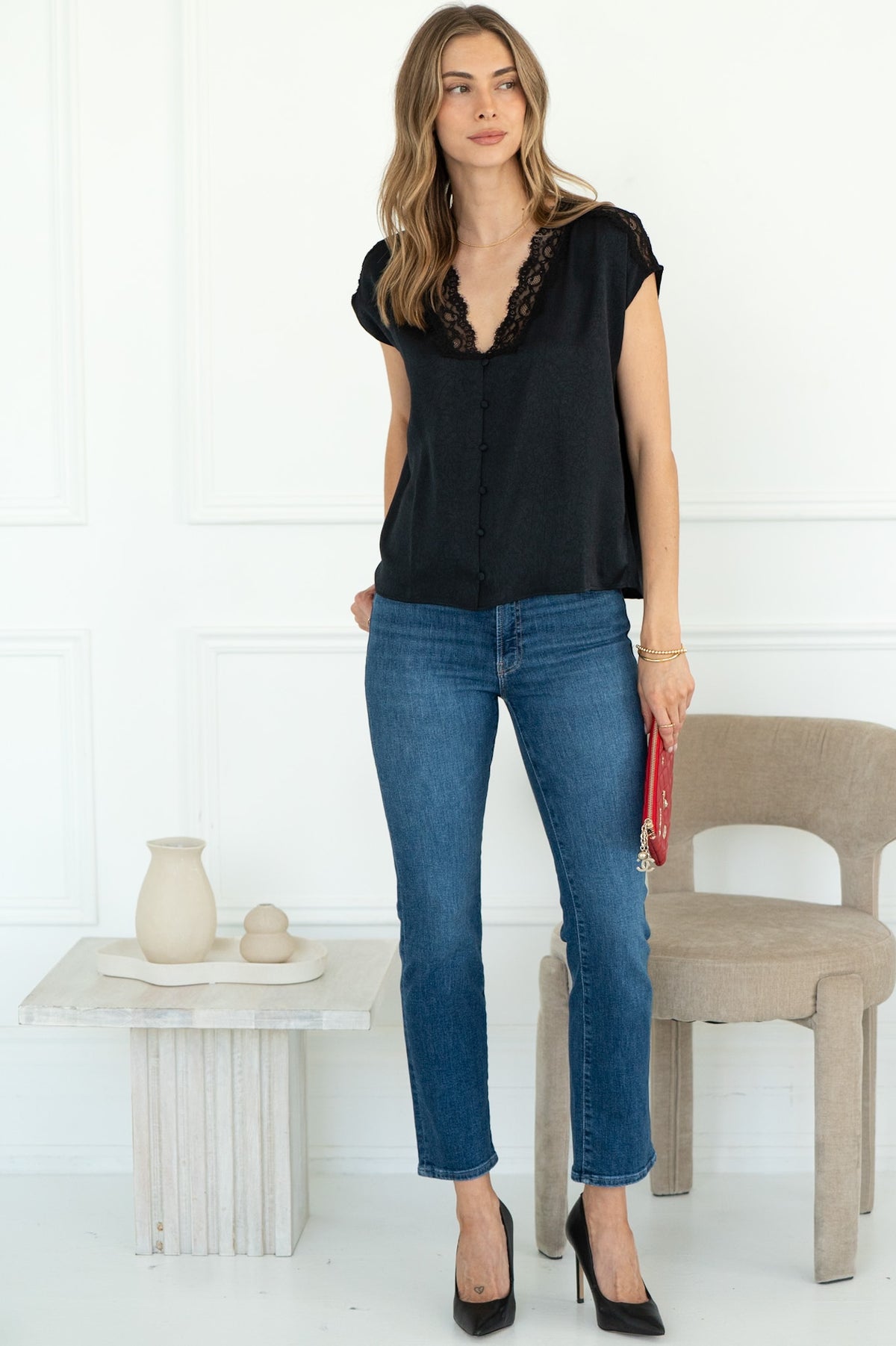 ADALYN LACE TRIM TOP