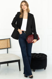 EMBROIDERED DETAIL BLAZER