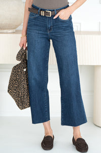 SAIGE SLIM WIDE LEG JEANS