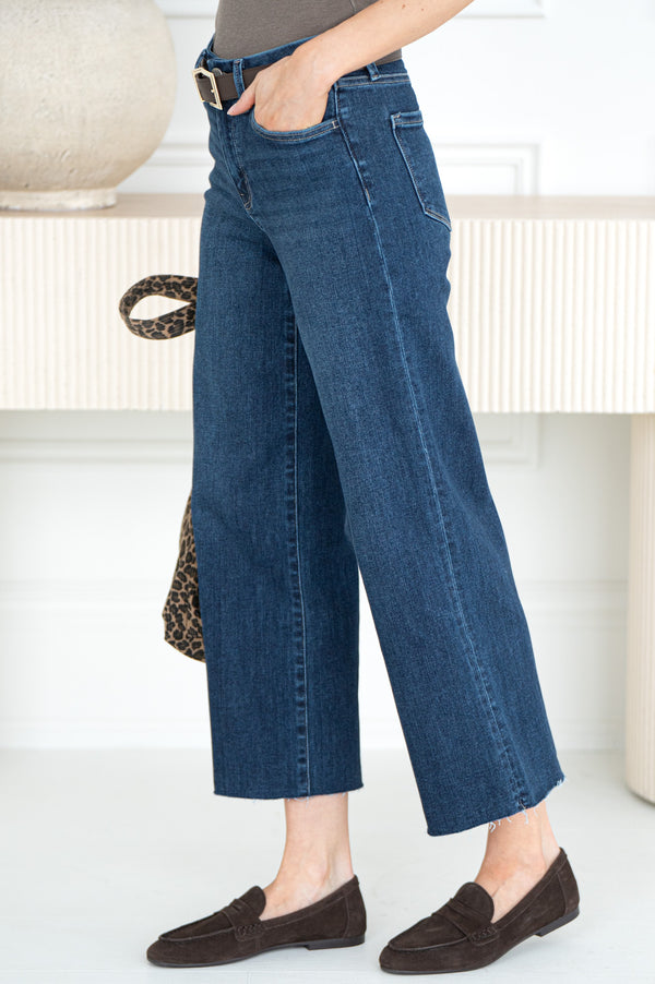 SAIGE SLIM WIDE LEG JEANS