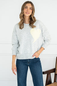 HEART CREW SWEATER