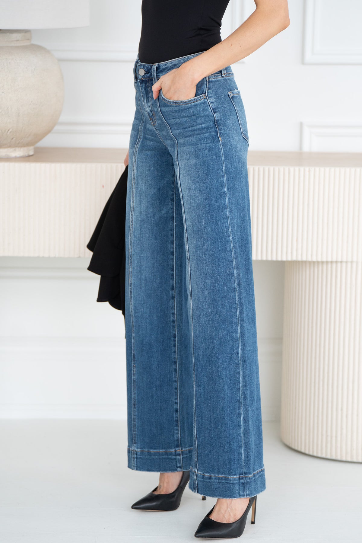 LAYCE FRONT SEAM JEANS