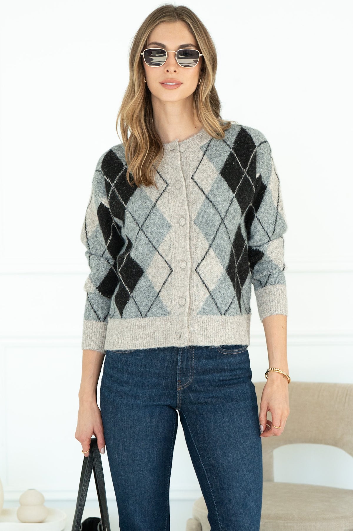 DORIAN ARGYLE CARDIGAN