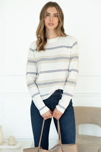 SKYLER STRIPE SWEATER